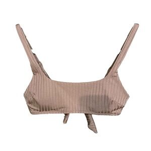 Aerie Swim Wide Rib Scoop Bikini Top